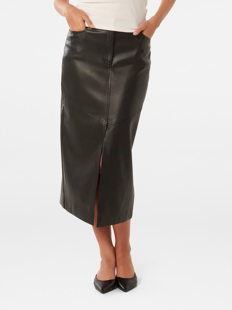 Fusta Forever New Eleni Vegan Mini piele