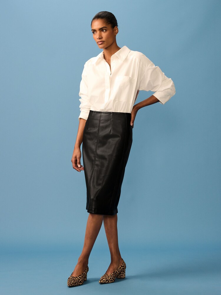 Fusta Genunchi piele