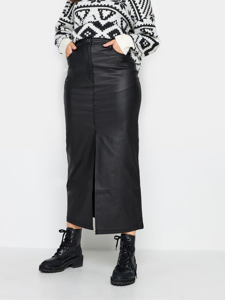 Fustă căptușită Long Tall Sally piele