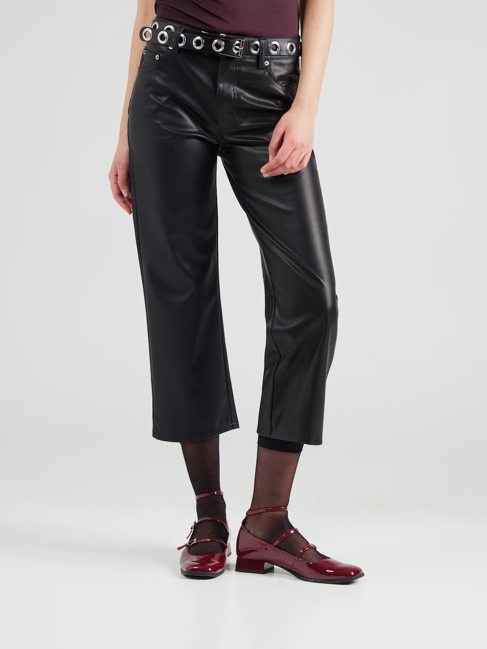 Pantaloni piele TOPSHOP