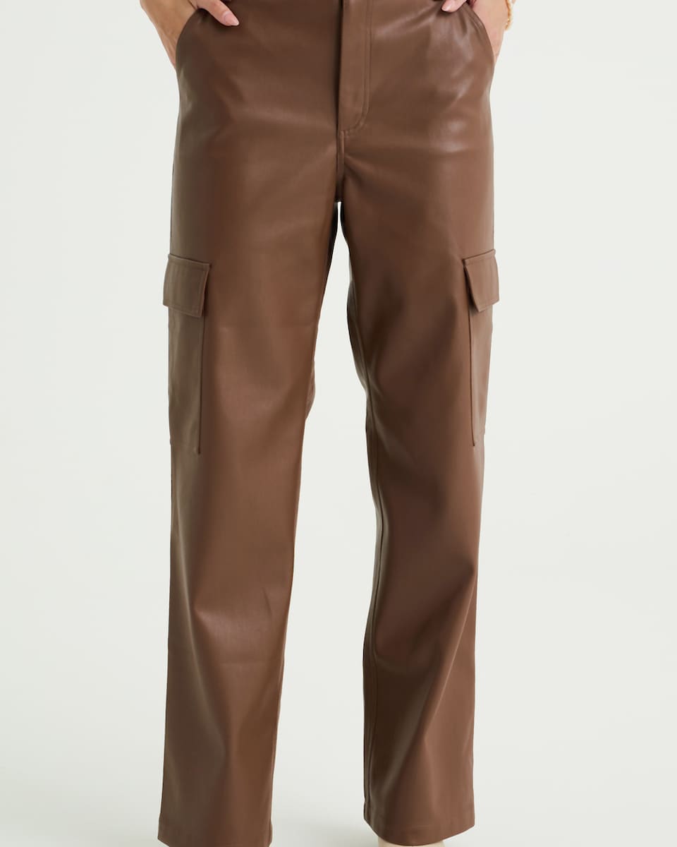 Pantaloni piele WE Fashion