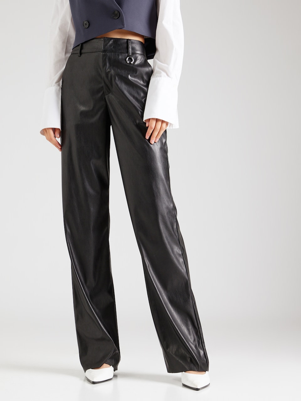 Pantaloni piele Chiara Ferragni