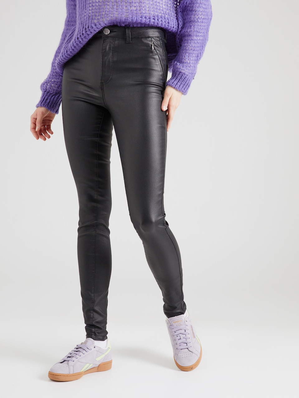 Pantaloni piele ONLY