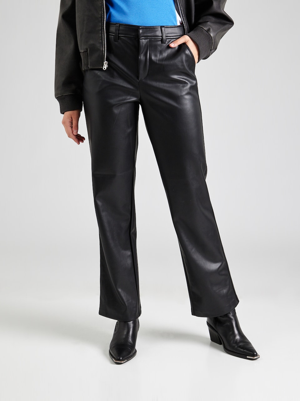 Pantaloni piele ONLY