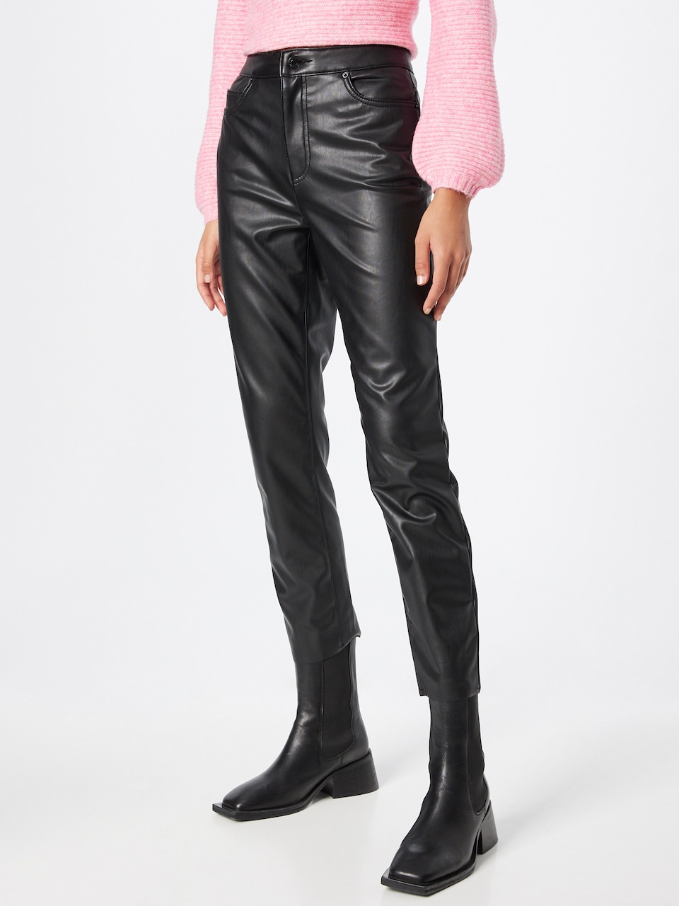 Pantaloni piele VERO MODA